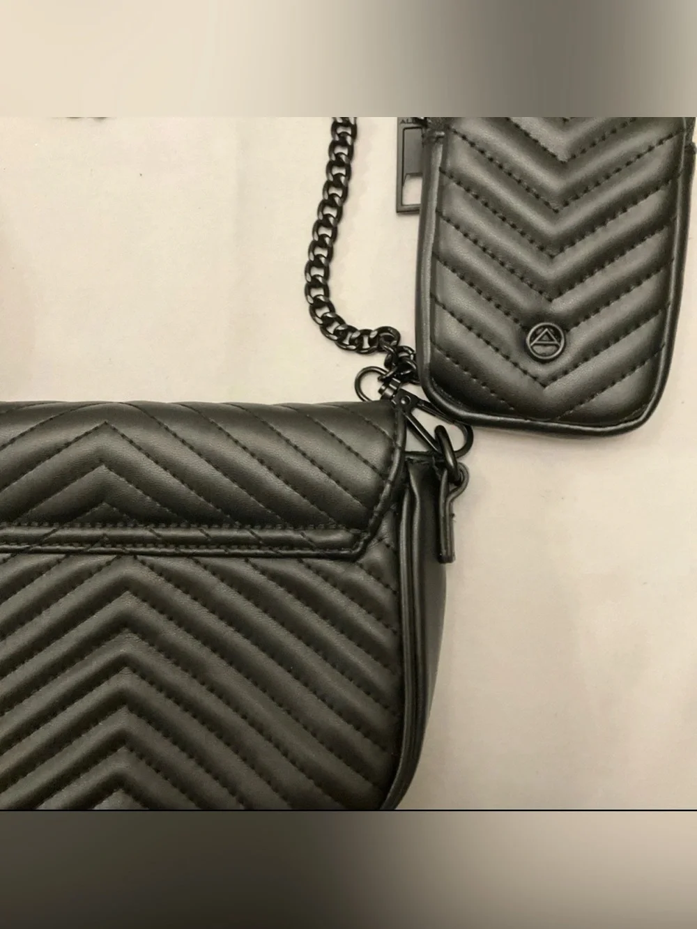Aldo 3 in 1 Handbag Exchange Straps Black Clutch